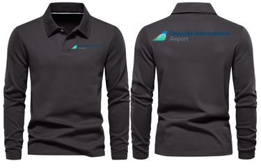 TEESSIDE AIRPORT LONG SLEEVE POLO